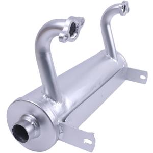 IEQFUE High Mount Muffler 49070-0877 490700877 Compatible with Kawasaki 726CC 651V 691V 730V