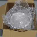 6 Pcs Ribbed Martini Glasses 10 oz Disposable Plastic Vintage Ribbed Coupe Glasses Unbreakable Dessert Parfait Glassware for Wedding Birthday Party Supplies (Clear)