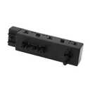 PSW149 Push Button Power Seat Switch, Black, Manual Operation, IP54 Rated, 1-Way, 2 Pin, Panel Mount, 1 Count
