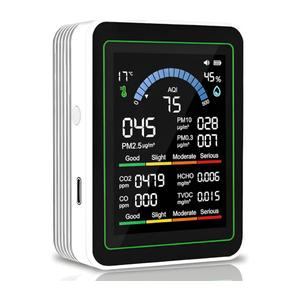 10 in 1 Smart Air Quality Monitor Indoor,Carbon Monoxide Detectors,Co2 Detector,Professional Air Quality Test Kit with CO2 | CO | TVOC | HCHO | Temp | AQI | PM2.5 | PM0.3 | PM10
