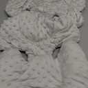 Infant Carseat Insert, 2-in-1 Reversible Baby Car Seat Cushion for Newborn Toddler Head & Body Support Car Seat Pad for Carseats, Strollers, Swings, Bouncers (Grey)