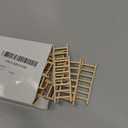 Skylety 20 Pcs Mini Wooden Step Ladder Furniture Miniature Garden Ladder Mini House Ornament DIY Craft Accessory for Landscape Decor