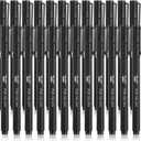 Mr. Pen- Black Felt Tip Pens, Fine Point, 24 Pack, Fast Drying, No Smear, Bulk Bible Journaling Pens No Bleed-Through for Planners, Sketching, Writing