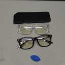 livho High Tech Blue Light Glasses - Advanced Blue Light Blocking Computer Glasses - Screen Fatigue & UV Protection (*B1 Light Black+clear)