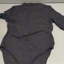 REORIA Women's Turtle Neck Long Sleeve Bodysuits Basic Slim Fit Double Lined Layering Tops for Fall & Winter (Large, Black)