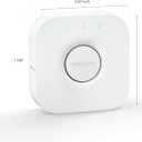 Philips Hue Bridge, Unlock the Full Potential of Hue Bridge System, Multi-Room and Out-of-Home Control, Create Automations and Zones, Smart Lighting Hub, Works with Voice and Matter-Compatible