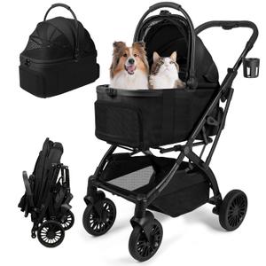 Small Dog Stroller, Pet Stroller for Small Dogs, 5-in-1 Dog Strollers