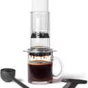 AeroPress Clear Coffee Press - All-in-One French Press, Pour-Over & Espresso Style Manual Brewer, 2 Min Brew for Less Bitterness, More Flavor, Small Portable Coffee Maker, Travel & Camping (Standard)