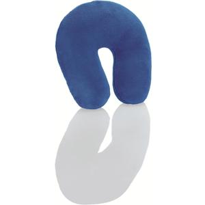 Conair Fleece Neck Pillow for Travel, Neck Support Pillow by Travel Smart, Navy (Removable Washable Cover)