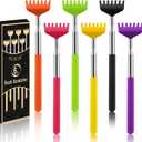 NICEMOVIC 6 Pack Back Scratcher, Easter Basket Stuffers for Adults Teens, Stocking Stuffers for Women Men Teens, White Elephant Gifts, Prizes for Adults, Birthday Gag Bulk Gift for Mom Dad Her Him