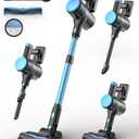 UML0 N8 Cordless Vacuum Cleaner,Lightweight Stick Vacuum with Powerful Suction,2200mAh Battery,40 Mins Runtime, Self-Standing,Rechargeable Vacuum Cleaners for Home Hardwood Floor Pet Hair