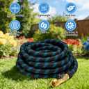 75 FT Non-Expandable Garden Hose, 2026 New Upgraded Flexible Water Hose, Ultra Lightweight Non-Expanding hoses with 10 Function Sprayer, Leak proof, Pressure Resistant for Yard, Outdoor