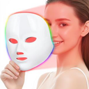 SDKWDH Red Light Mask for Face, 7 Modes Face Mask Light, 850nm Infrared & Red Light Masks, Light Skin Care At Home