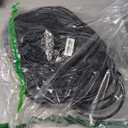 16AWG 10A 1250W 125V 100 Ft Outdoor Extension Cord Waterproof, Weatherproof & Flame Retardant Black 3 Prong Power Cord Outside for Lawn & Garden, SJTW ETL Listed