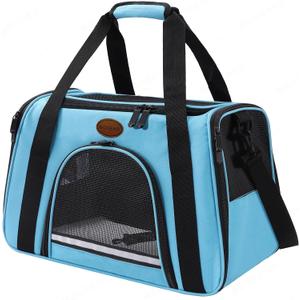 Cat Carrier Dog Carrier Pet Carriers for Medium Small Cats Dogs Puppies up to 15 Lbs,TSA Airline Approved Small Dog Cat Carriers Soft Sided,Collapsible Travel Puppy Carrier (Blue, Medium) Cat Carrier Dog Carrier Pet Carriers for Medium Small Cats Dogs Puppies up to 15 Lbs,TSA Airline Approved Small Dog Cat Carriers Soft Sided,Collapsible Travel Puppy Carrier (Blue, Medium)