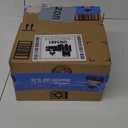 Rechargeable Flameless Candle, Flashing LED Pillar Real Wax Candle with Remote Control and Timer, Upgraded Teardrop Wick, Gold Glass Electronic Candle, 1 Set of 3