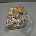 Sumind 12 Pieces Valentine's Day Gifts Bulk Mini Stuffed Forest Animals Jungle Animal Plush Toys 4.8 Inch Cute Elephant Lion Giraffe Tiger Plush for Animal Themed Partie Achievement(Sitting, Lying)