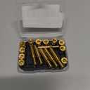 19 Pieces Jet Assortment Kit Carburetor Replacement Parts for S&S Cycle Super B E G Carbs Carburetors Type - Include 12 Main Jets, 7 Intermediate Jets,Thread type: Metric (M8 x 1.0 x 4.5mm), not SAE