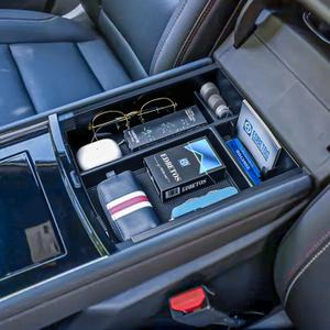 EDBETOS 2026 Traverse Center Console Organizer Compatible with 2024 2025 2026 Chevy Traverse Armrest Storage Box Interior Pallet Insert Tray Secondary Accessories Coin Container (Not for 2024-Limited)