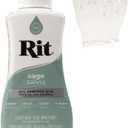 Rit Dye  Liquid Fabric Dye for Crafting, Clothing, and Dcor  8 oz. Bottle  Sage (Gloves Included)