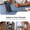 FNTCASE for iPhone 16 Pro-Max Case: [360 Spin Magnetic Stand] [Compatible with Magsafe] [Screen Protector] Translucent Matte Military Grade Shockproof Full Camera Protective Phone Cover - Black