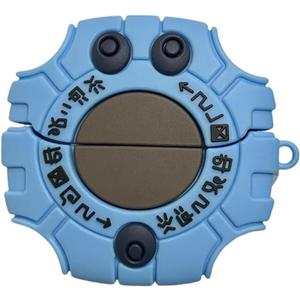 Earbuds Case for Samsung Galaxy Buds3 FE (2025)/Buds 3(2024)/Buds 3 Pro(2024),Cute Digimon Monster Digivice Design Silicone Headset Cover