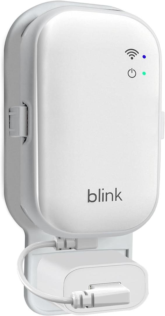 Outlet Wall Mount for Blink Sync Module Core, Sync Module Core Mount for Blink Indoor Outdoor Security Camera | No Messy Wires | No Drilling | Easy Installation - with Short Cable