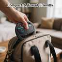 JCMO Steering Wheel for Nintendo Switch 2, Racing Wheels for Mario Kart Wolrd 8 Deluxe, 4 Pack Switch 2 Mario Kart Steering Wheel for Nintendo Switch 2 (2025) Accessories (Blue, Orange and 2 Black)