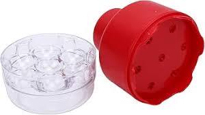 Cherry Pitter Efficient 7-Hole Portable Push Type Cherry Corer for Kitchen Use PP Material