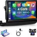 Leadfan Car Radio Stereo for Toyota Prius 2004 2005 2006 2007 2008 2009 with Wireless CarPlay Android Auto, 9'' IPS TouchScreen with Bluetooth GPS Navigation WIFI FM MIC Backup Camera 2+32G(Non-J.B.L)