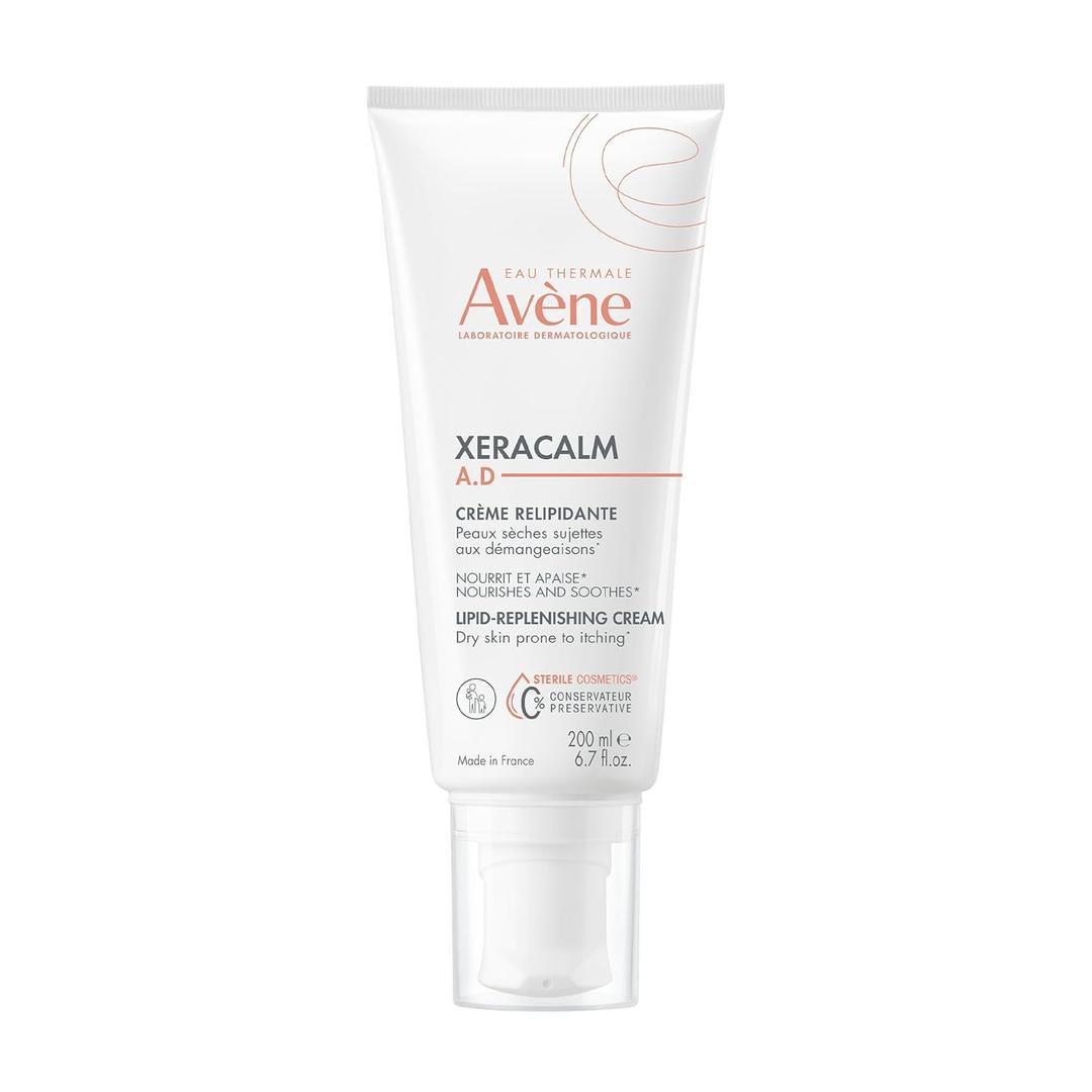 Avne XeraCalm A.D Lipid-Replenishing Cream - Atopic Dermatitis, Eczema-Prone Skin - Preservative & Fragrance-Free (6.7 Fl Oz (Pack of 1))