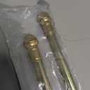 Amazing Drapery Hardware 7/16 Inch Brass Cafe Rods with Brass Ends, Set of 1 (Hardware Included) - Adjustable Length 28-48 Inches, Easy to Install Metal Rods for Doors, Windows, and Sidelights