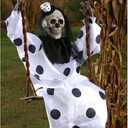 Swinging Dead Clown Hanging Prop