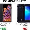 Case with Clip Compatible with Samsung Galaxy XCover Pro Phone Model SM-G715. Heavy Duty Rotating Belt Clip Holster and Durable Flexible Protective Case Combo (Lime Green)