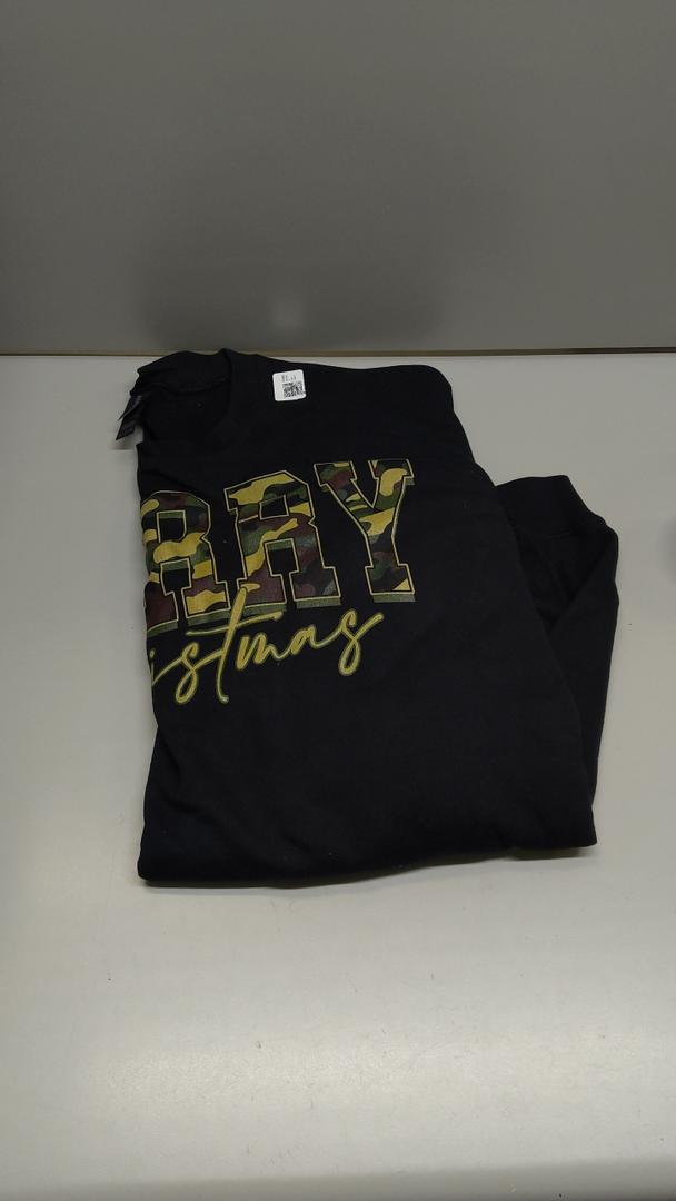 Merry Christmas Squad Camo Camouflage Xmas Pajamas Sweatshirt