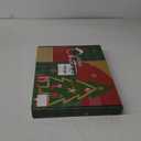 White Christmas Tree Collar for 9 ft Tree Foldable 31.49 Inch Sequin Christmas Tree Ring Velvet Tree Skirt Cover for Xmas Pencil Tree Holiday Decor