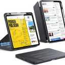 ESR for iPad Pro 13 Inch Case (M5/M4) 2025/2024, Vertical Stand Cover, Multi Stand Angles, Ultra-Stable Case with Pencil Holder, Flip Series, Black