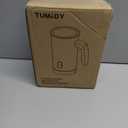 Milk Frother Electric, Coffee Frother, Warm and Cold Milk Foamer,4 IN 1 Automatic Milk Warmer Stainless Steel for Coffee, Latte, Hot Chocolate (White)