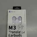 Timekettle M3 Language Translator Earbuds, Two-Way Translator Device with APP for 40 Languages Online, Voice Translator for Exploring Expat Life Freely, Compatible with iOS, Android (Online Version) (White)