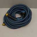 garden hose, non-extendable and ultra-lightweight 25 ft, equipped with 10-function nozzle. Kink-free, sturdy, flexible, and wear-resistant, suitable for use in yards, lawns, and outdoors (25 FT)