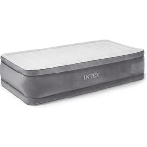 Intex Comfort Dura-Beam Airbed Internal Electric Pump Bed Height Elevated (2020 Model)