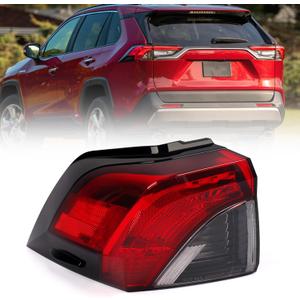 Huray Left Outer Tail Light for Toyota RAV4 2019-2024 Driver Side Taillight Rear Lamp Assembly Replacement for TO2804148 815600R090
