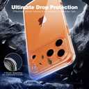 TiMOVO for iPhone 17 Pro Max Clear Case, Shockproof Anti-Scratch Transparent Phone Case with Bumper Protection, Slim Lightweight Cover, Clear