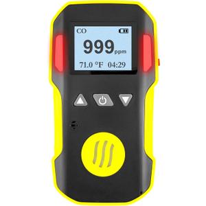 Carbon Monoxide CO Meter by Forensics | USA NIST Calibration | Dust & Explosion Proof | USB Recharge | Sound, Light and Vibration Alarms | 0-1000 ppm |