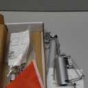 2 Pack Animal Spring Trap Reusable Dog Raccoon Coon Rabbit Traps Heavy Duty Animal Trap with 7'' Lever Handle for Garden Farmyard Field Outdoor (Silver Grey)