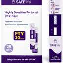 SAFE LIFE[25 Pack] FTY Single Panel Urine TestRapid Test Result in 5 Mins, Synthetic OPI Detecting Drug Testing Card, Cut-Off 20 ng/ml, Highly Sensitive Drug Test kit (25)