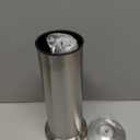 Stain Nickel Toilet Brush and Holder，Extra Long Handled Toilet Brush for Bathroom，Stainless Steel Heavy Duty Toilet Bowl Brush,Removable Inner Bowl,Deep Cleaning Dense Bristles Brush -Space Saving