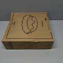 Sweejar Ceramic 11.5 Inches Pie Pan for Baking, Deep and Fluted Porcelain Round Pie Dish, Non-Stick Pie Plate for Pumpkin Pie, Apple Pie, Pie Pots with Morden Farmhouse Design(Red)