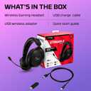 HyperX Cloud Stinger 2 - Wireless Gaming Headset Compatible with PC. Noise-cancelling Swivel-to-mute Microphone, Comfortable Memory Foam, UP to 20 hours of battery life,Black
