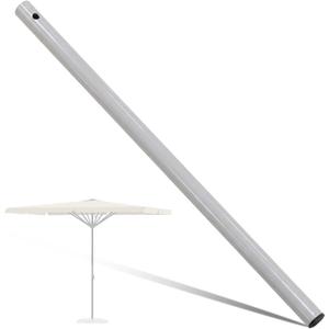 1 Pack 1.5'' Dia Umbrella Replacement Lower Pole, Heavy Steel Patio Umbrella Bottom Pole Replacement, 1.7 mm Thickness, No Bullet Buckle Outdoor
